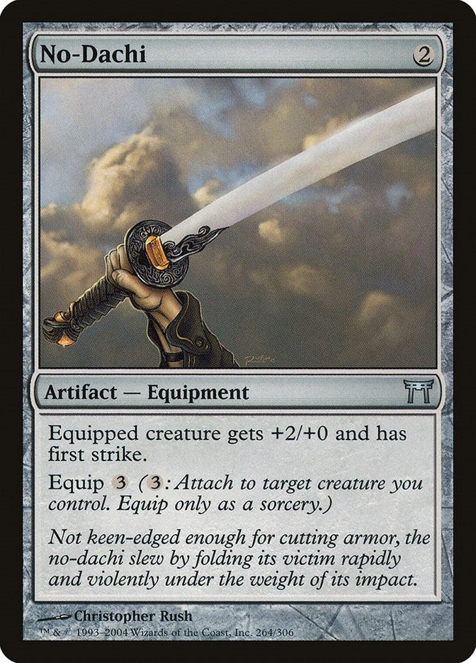 Image for No-Dachi (Champions of Kamigawa) (264) - Magic: The Gathering