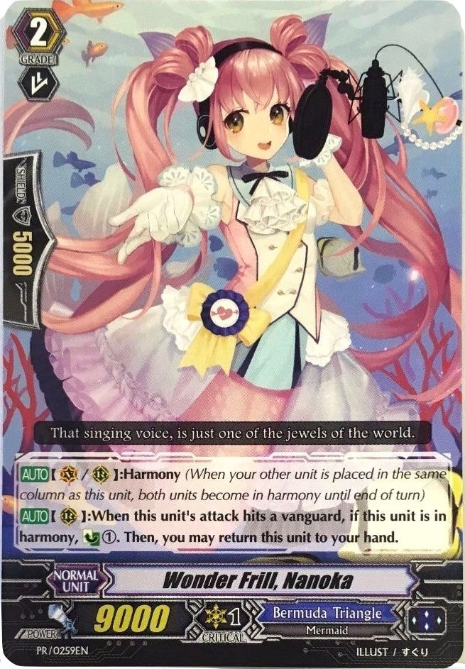 Image for Wonder Frill, Nanoka (Promo Cards) (PR/0259EN) - Cardfight Vanguard