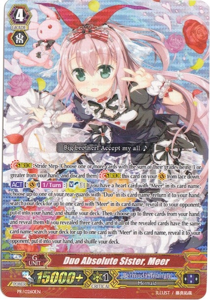 Image for Duo Absolute Sister, Meer (Promo Cards) (PR/0260EN) - Cardfight Vanguard