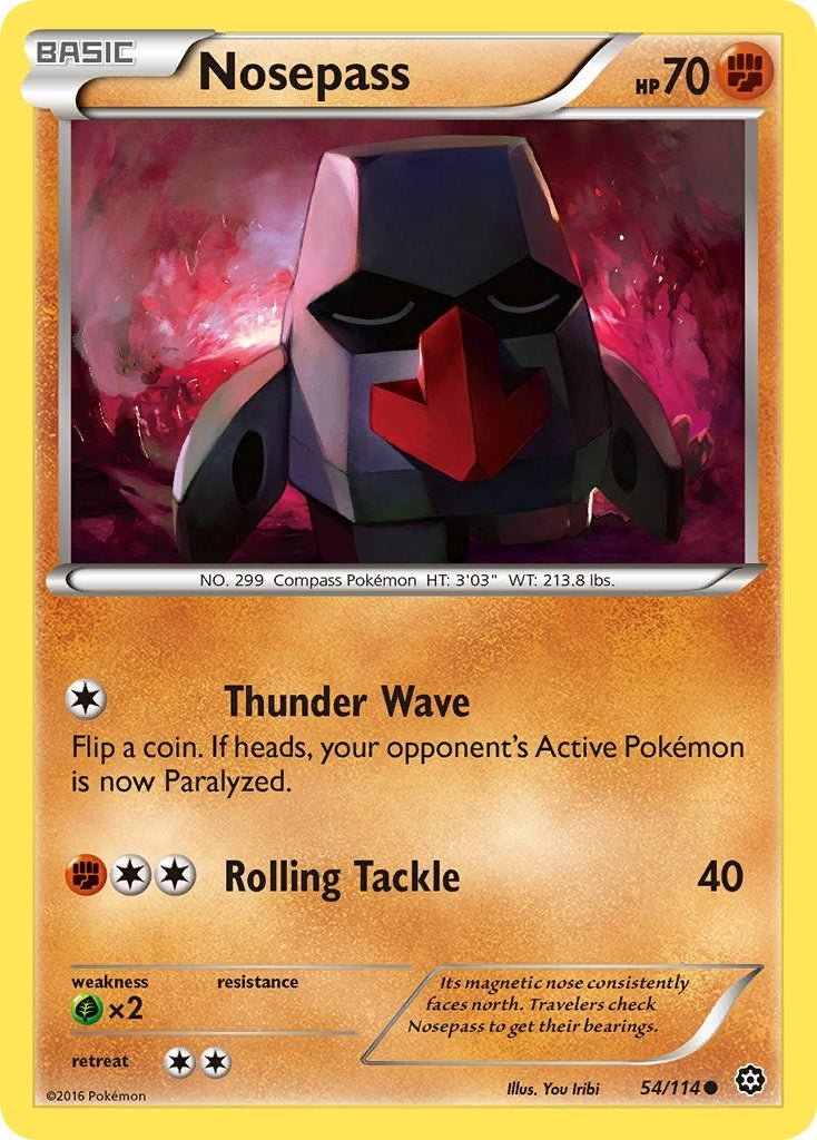 Image for Nosepass (XY - Steam Siege) (54/114) - Pokemon