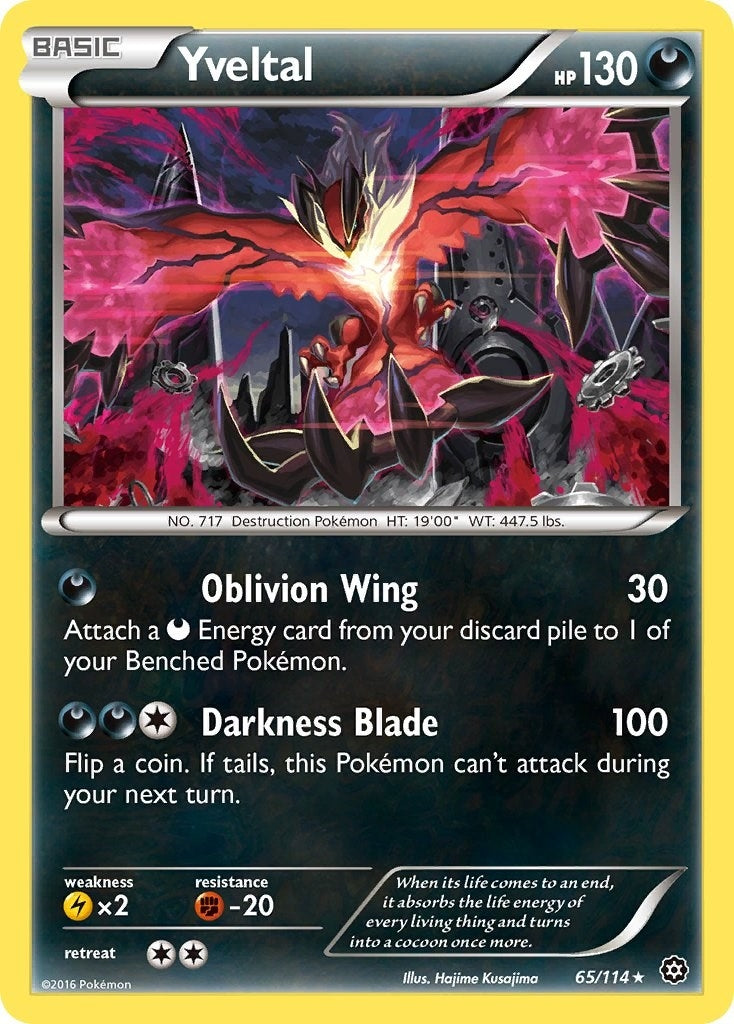 Image for Yveltal (XY - Steam Siege) (65/114) - Pokemon