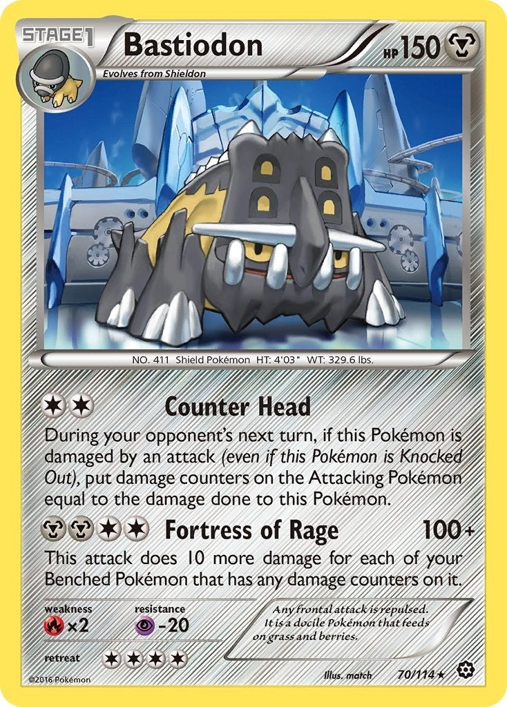 Image for Bastiodon (XY - Steam Siege) (70/114) - Pokemon