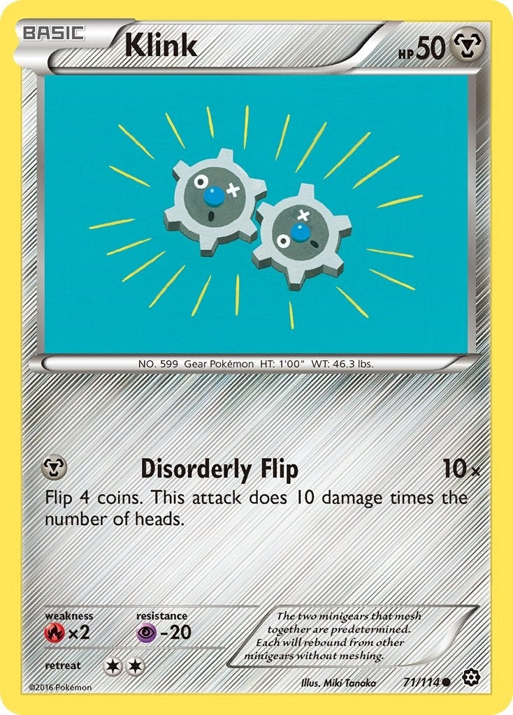 Image for Klink (XY - Steam Siege) (71/114) - Pokemon
