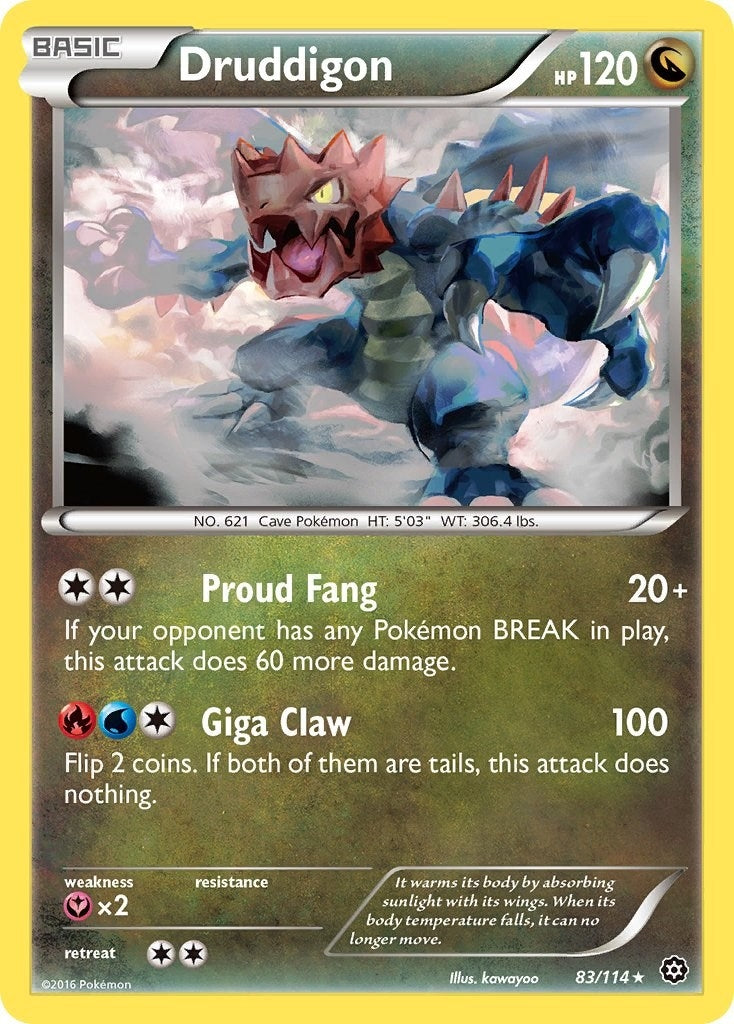 Image for Druddigon (XY - Steam Siege) (83/114) - Pokemon