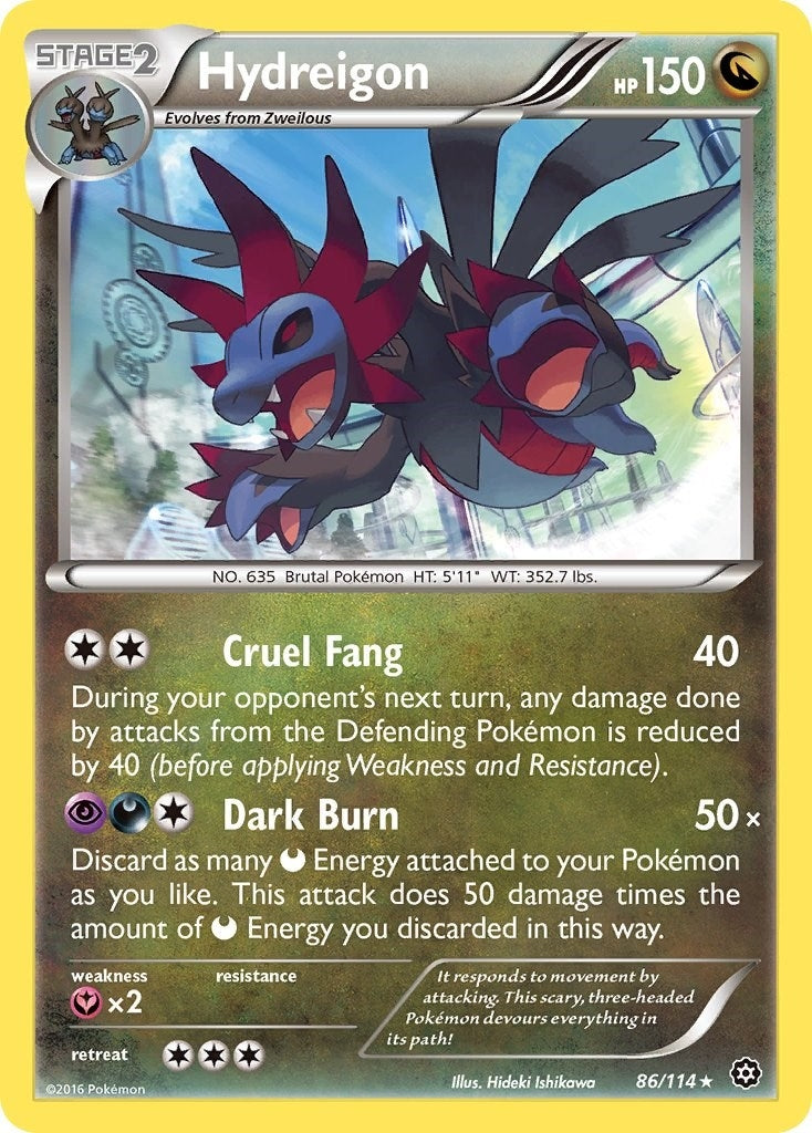 Image for Hydreigon (XY - Steam Siege) (86/114) - Pokemon
