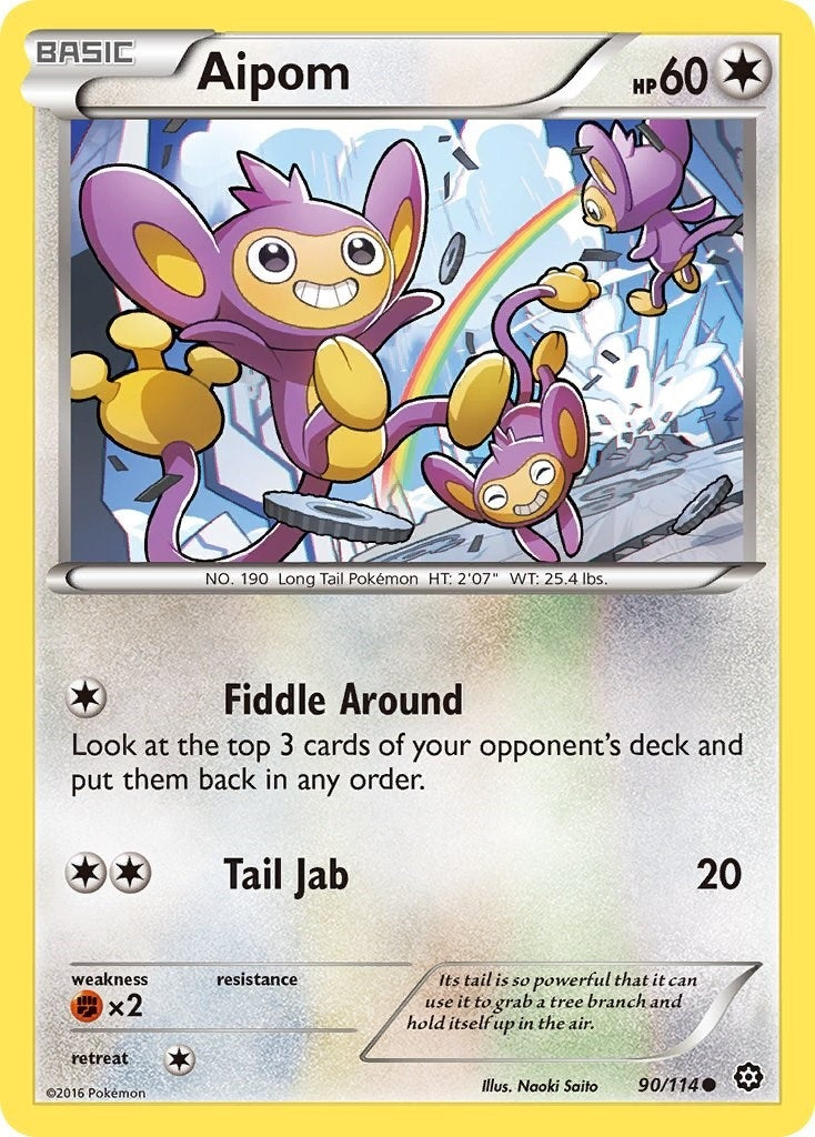 Image for Aipom (XY - Steam Siege) (90/114) - Pokemon