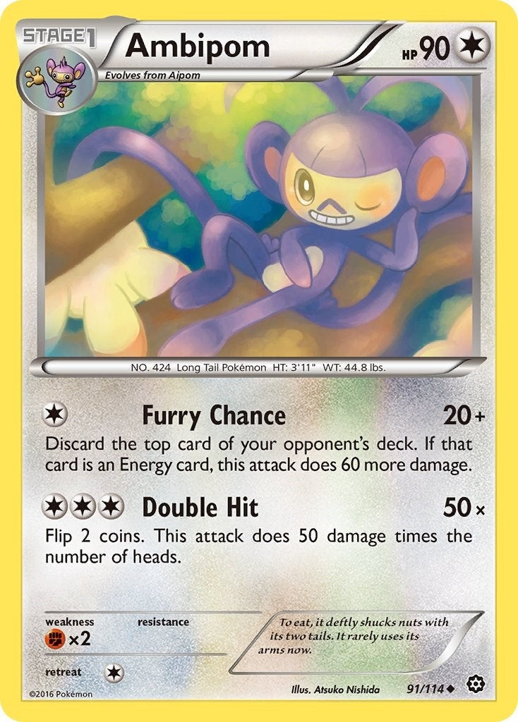 Image for Ambipom (XY - Steam Siege) (91/114) - Pokemon