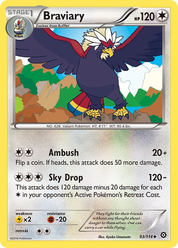 Image for Braviary (XY - Steam Siege) (93/114) - Pokemon