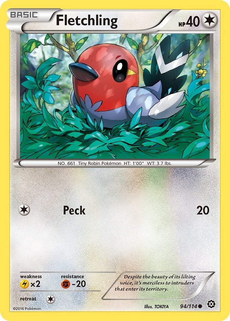 Image for Fletchling (XY - Steam Siege) (94/114) - Pokemon