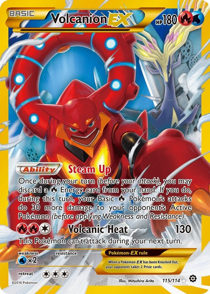 Image for Volcanion EX (Secret) (XY - Steam Siege) (115/114) - Pokemon