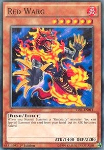 Image for Red Warg (The Dark Illusion) (TDIL-EN014) - YuGiOh