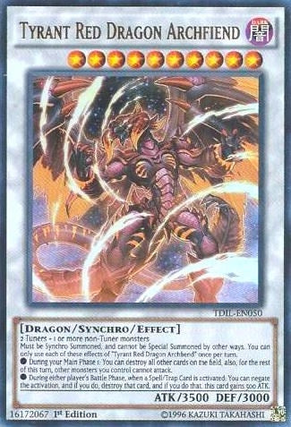 Image for Tyrant Red Dragon Archfiend (The Dark Illusion) (TDIL-EN050) - YuGiOh