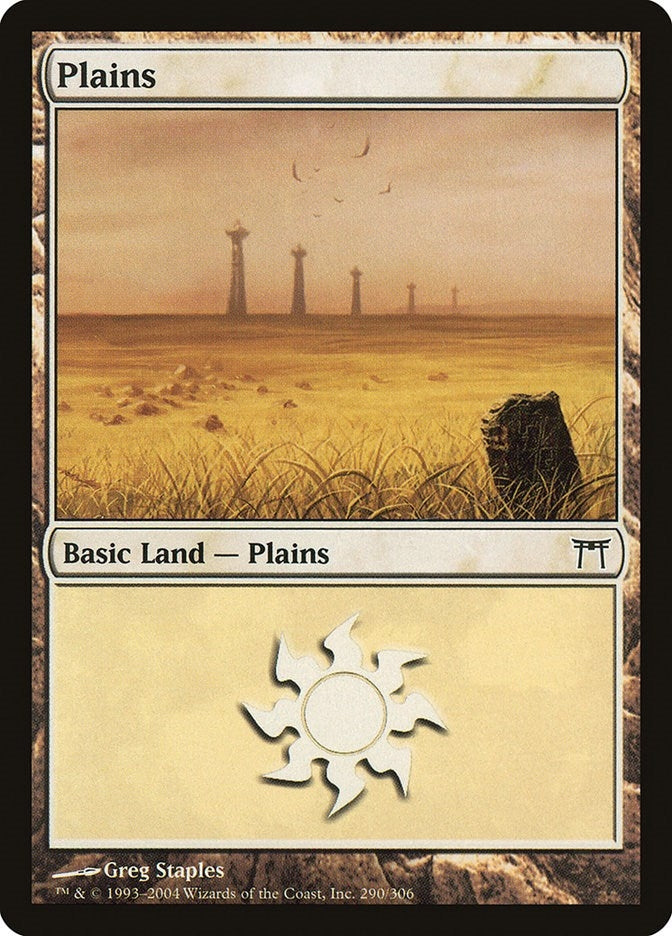 Image for Plains (290) (Champions of Kamigawa) (290) - Magic: The Gathering
