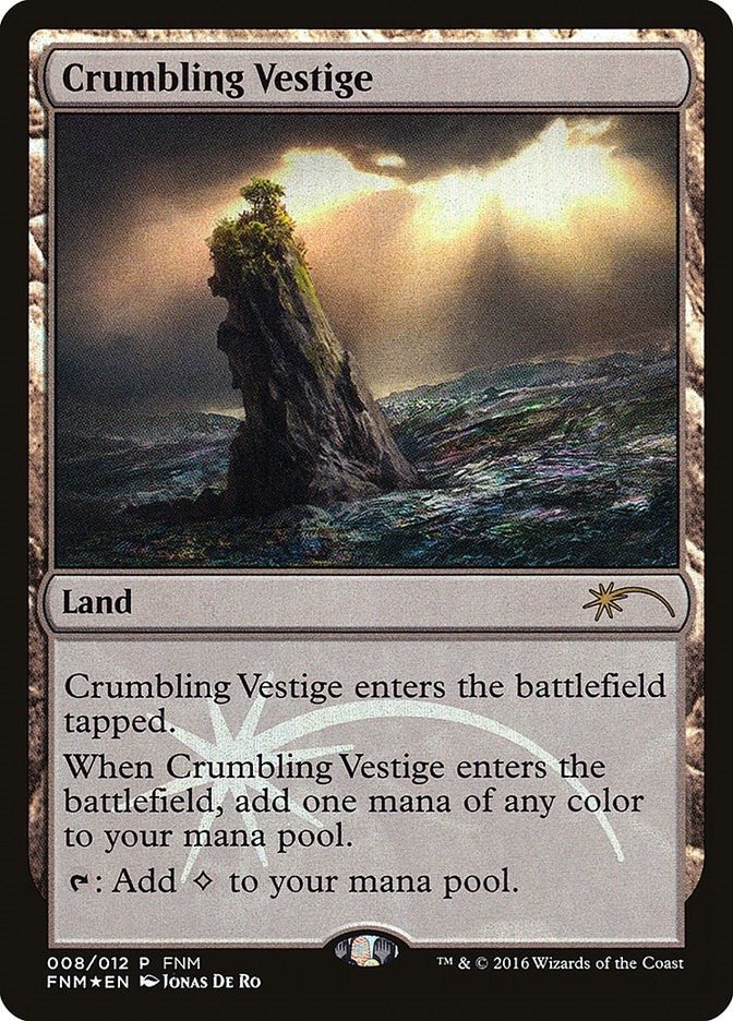 Image for Crumbling Vestige (FNM Promos) (8) - Magic: The Gathering