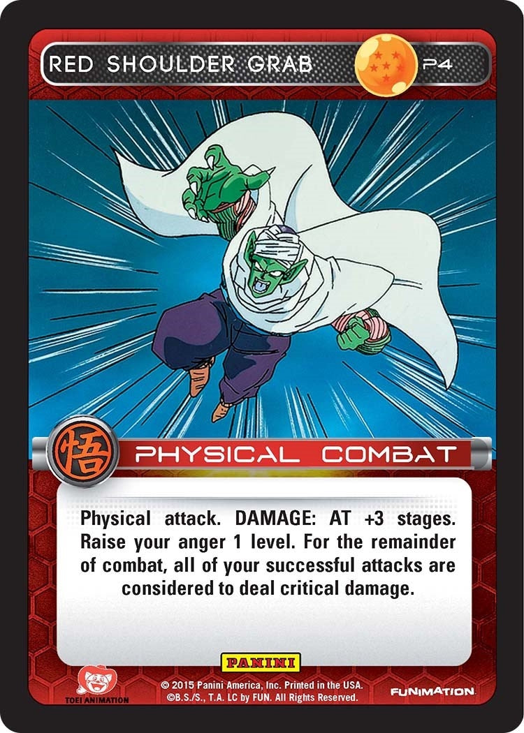 Image for Red Shoulder Grab (Movie Collection) (Panini Promo Cards) (P4) - Dragon Ball Z TCG