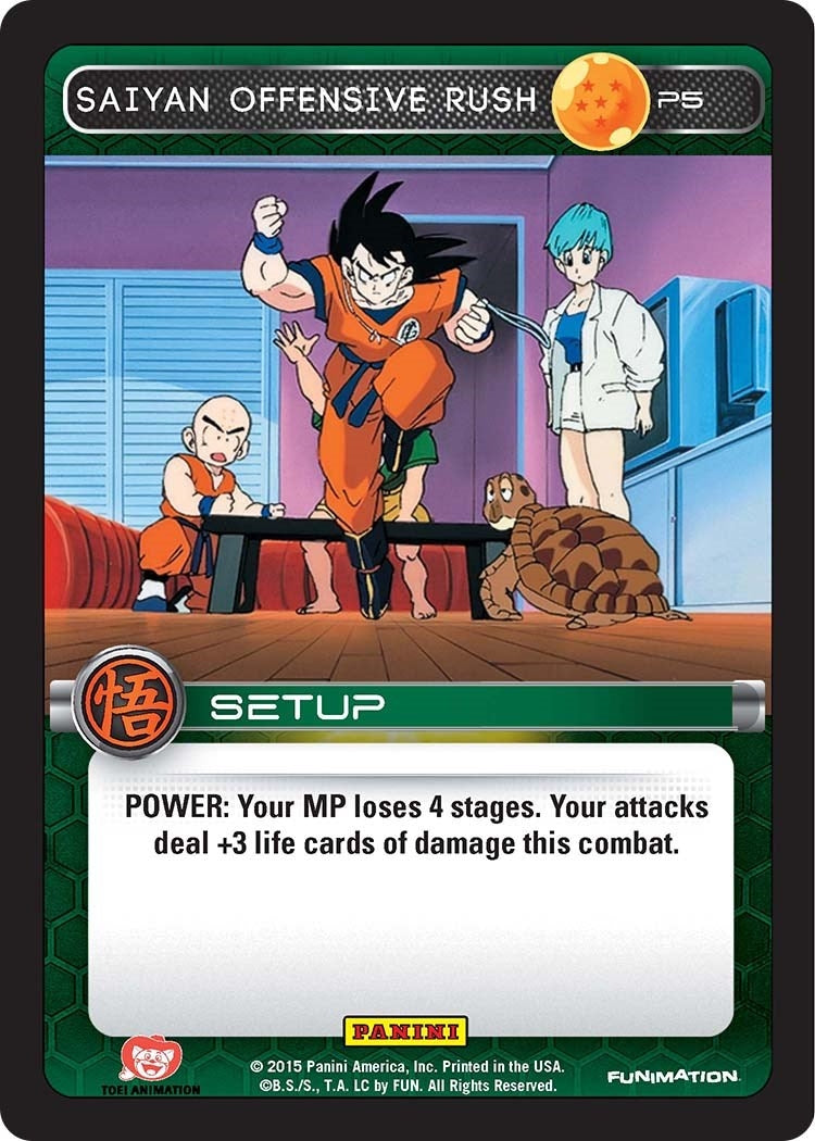 Image for Saiyan Offensive Rush (Movie Collection) (Panini Promo Cards) (P5) - Dragon Ball Z TCG