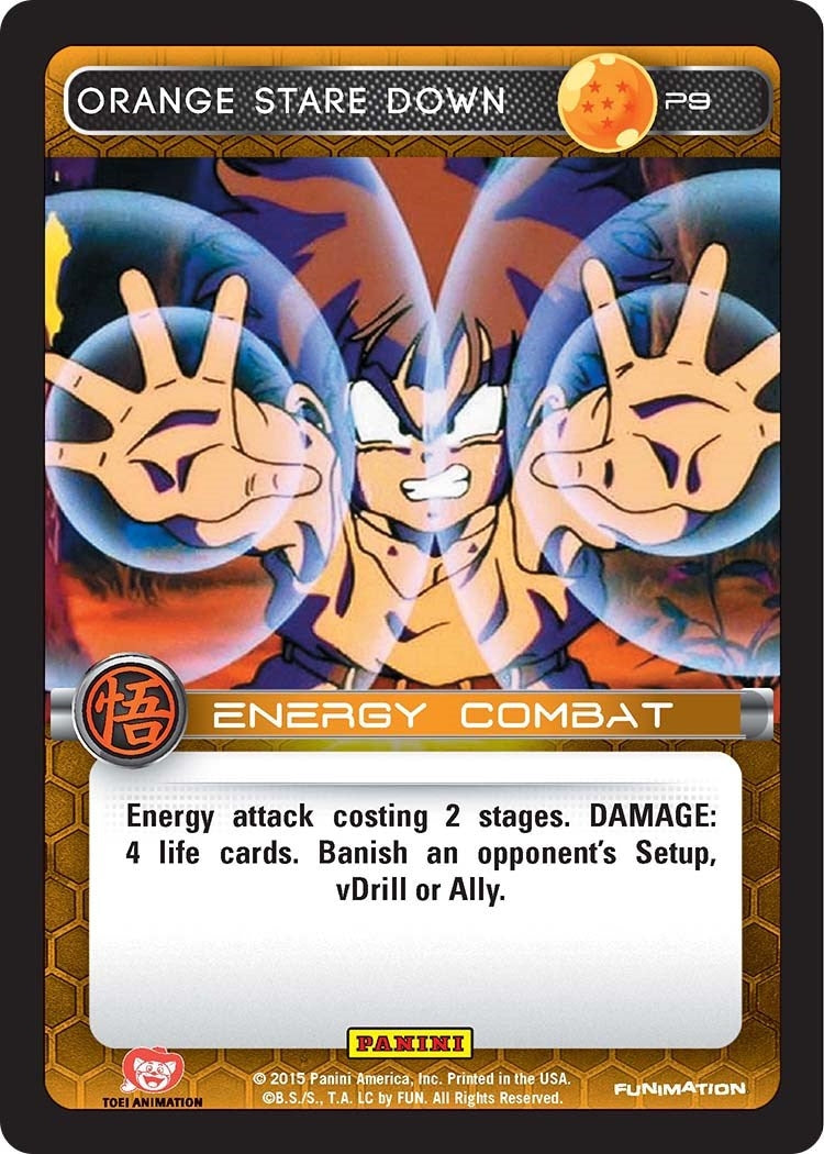 Image for Orange Stare Down (Movie Collection) (Panini Promo Cards) (P9) - Dragon Ball Z TCG