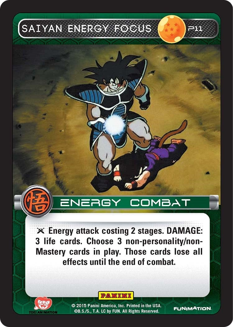 Image for Saiyan Energy Focus (Movie Collection) (Panini Promo Cards) (P11) - Dragon Ball Z TCG