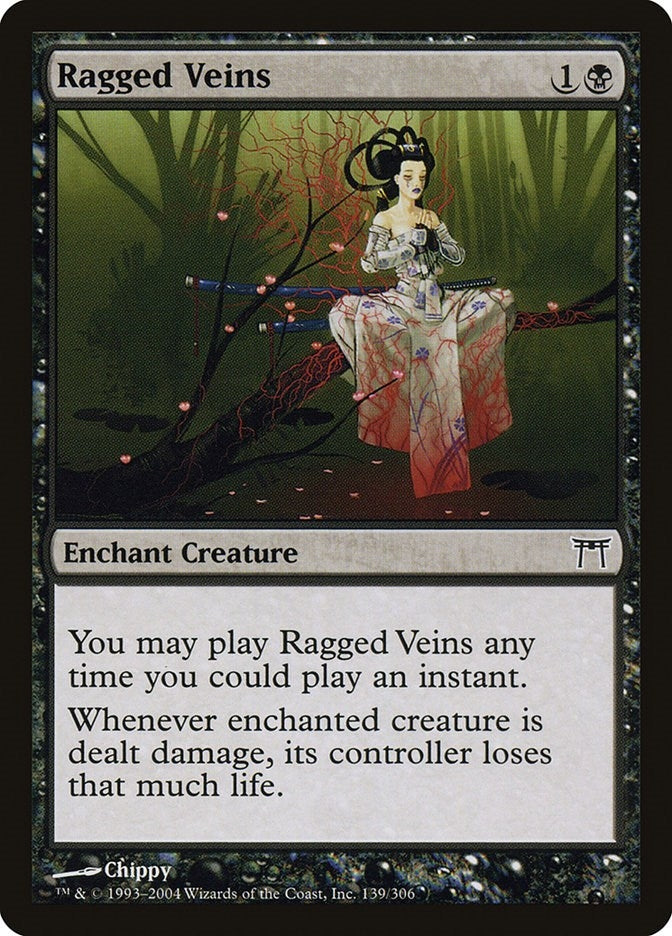 Image for Ragged Veins (Champions of Kamigawa) (139) - Magic: The Gathering