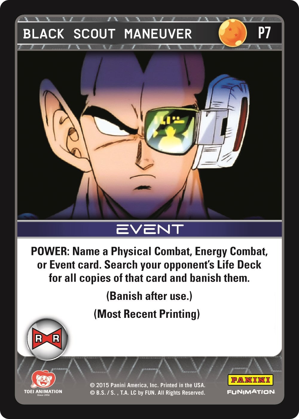 Image for Black Scout Maneuver (Evolution) (Panini Promo Cards) (P7) - Dragon Ball Z TCG