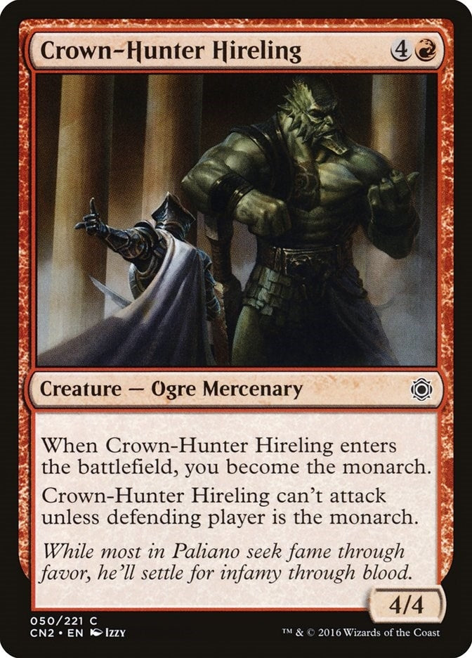 Image for Crown-Hunter Hireling (Conspiracy: Take the Crown) (50) - Magic: The Gathering