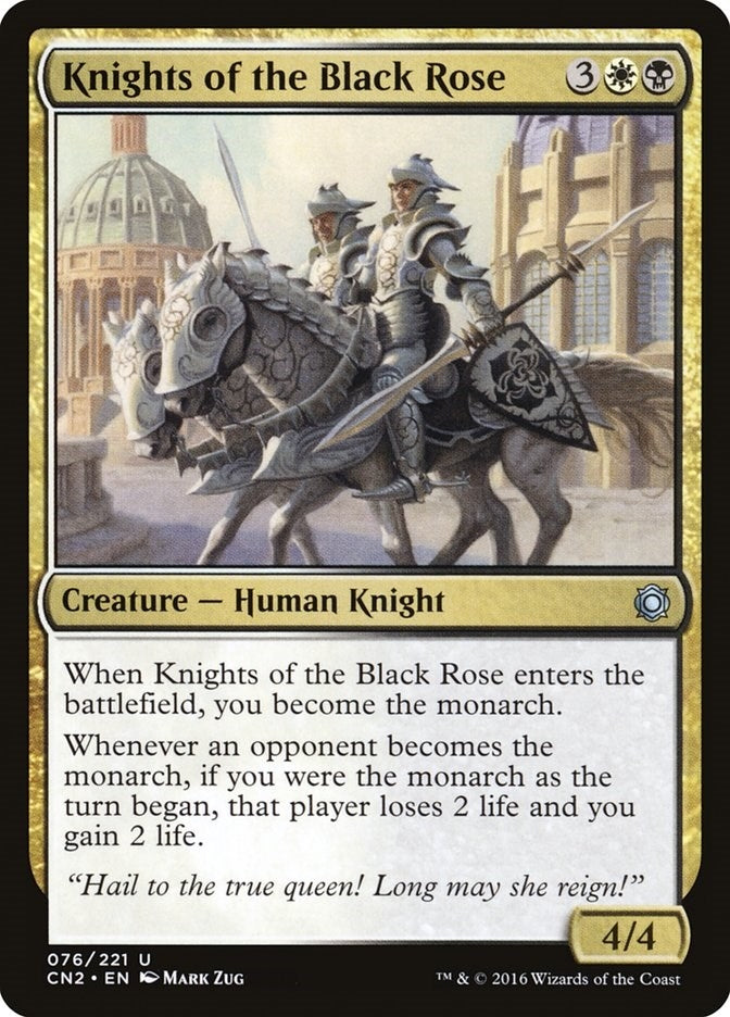 Image for Knights of the Black Rose (Conspiracy: Take the Crown) (76) - Magic: The Gathering