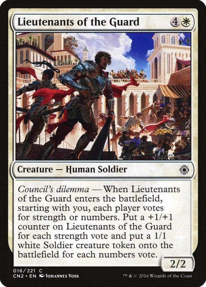 Image for Lieutenants of the Guard (Conspiracy: Take the Crown) (16) - Magic: The Gathering