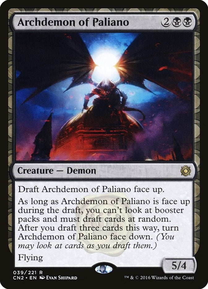 Image for Archdemon of Paliano (Conspiracy: Take the Crown) (39) - Magic: The Gathering