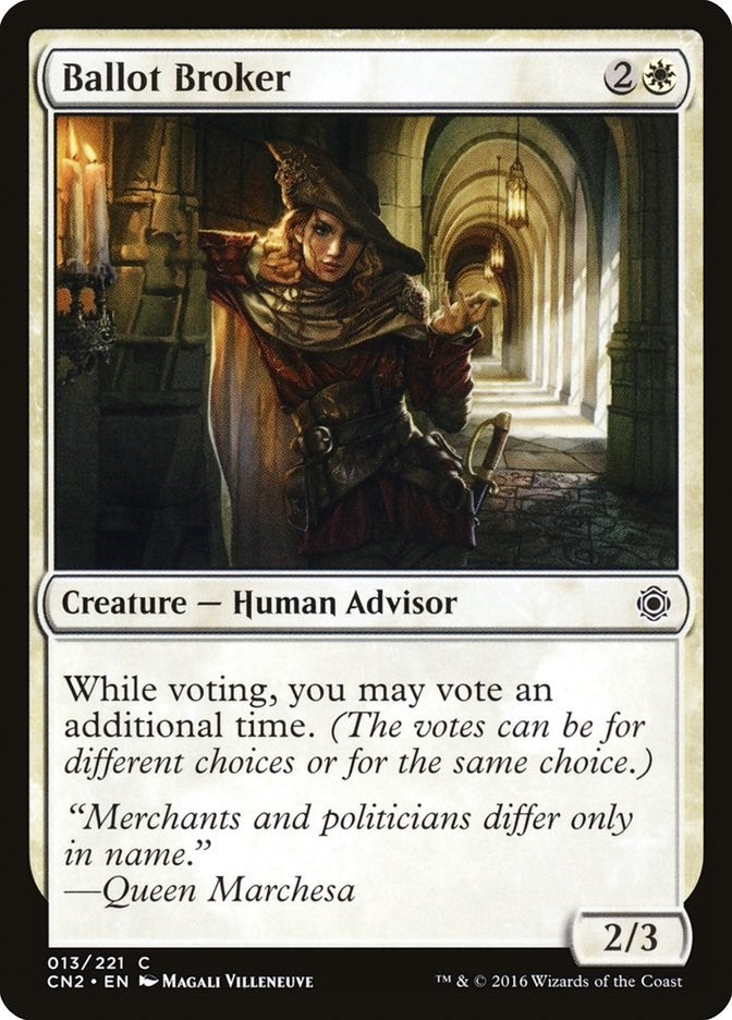 Image for Ballot Broker (Conspiracy: Take the Crown) (13) - Magic: The Gathering