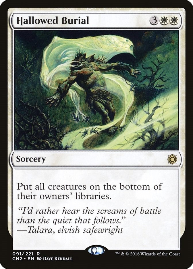 Image for Hallowed Burial (Conspiracy: Take the Crown) (91) - Magic: The Gathering