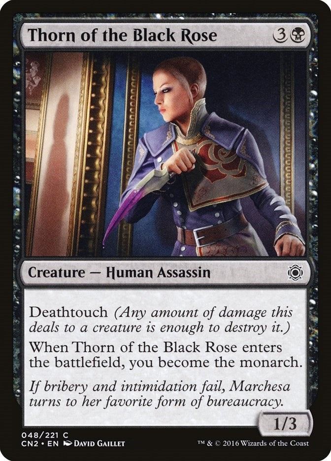 Image for Thorn of the Black Rose (Conspiracy: Take the Crown) (48) - Magic: The Gathering