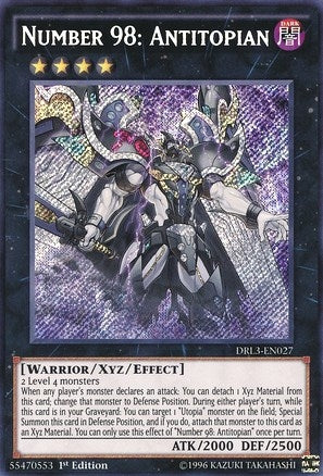 Image for Number 98: Antitopian (Dragons of Legend: Unleashed) (DRL3-EN027) - YuGiOh