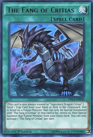 Image for The Fang of Critias (Dragons of Legend: Unleashed) (DRL3-EN060) - YuGiOh
