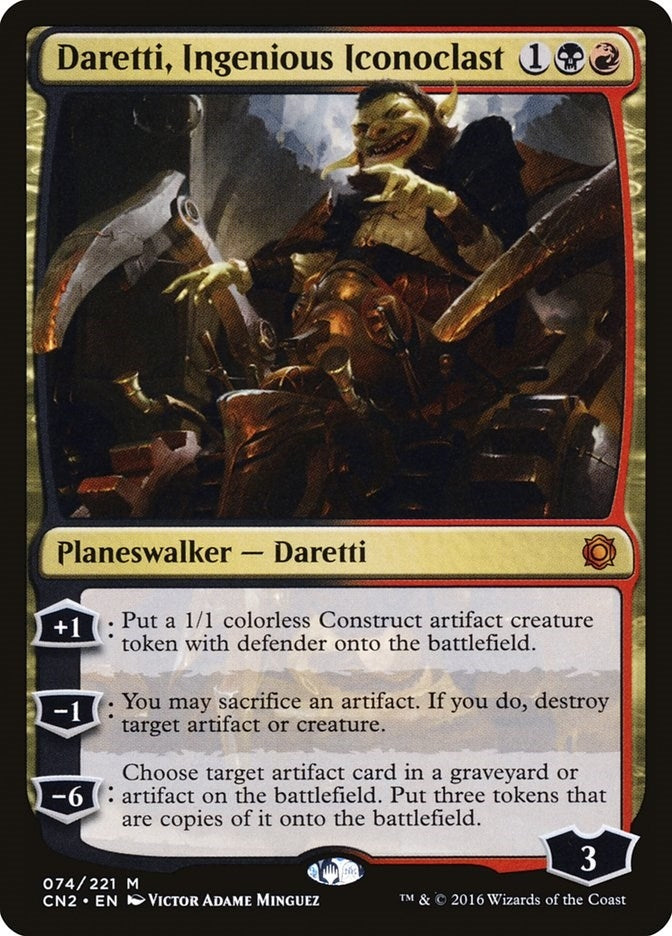 Image for Daretti, Ingenious Iconoclast (Conspiracy: Take the Crown) (74) - Magic: The Gathering