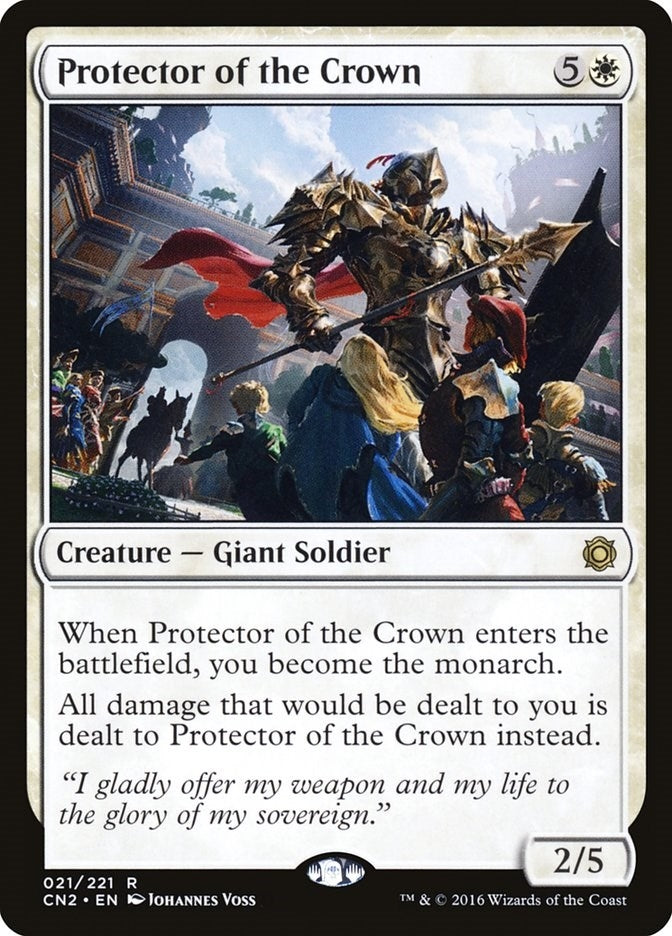 Image for Protector of the Crown (Conspiracy: Take the Crown) (21) - Magic: The Gathering