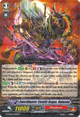 Image for Swordhunter Stealth Rogue, Oniwaka (G-TCB02: The GENIUS STRATEGY) (G-TCB02/023EN) - Cardfight Vanguard
