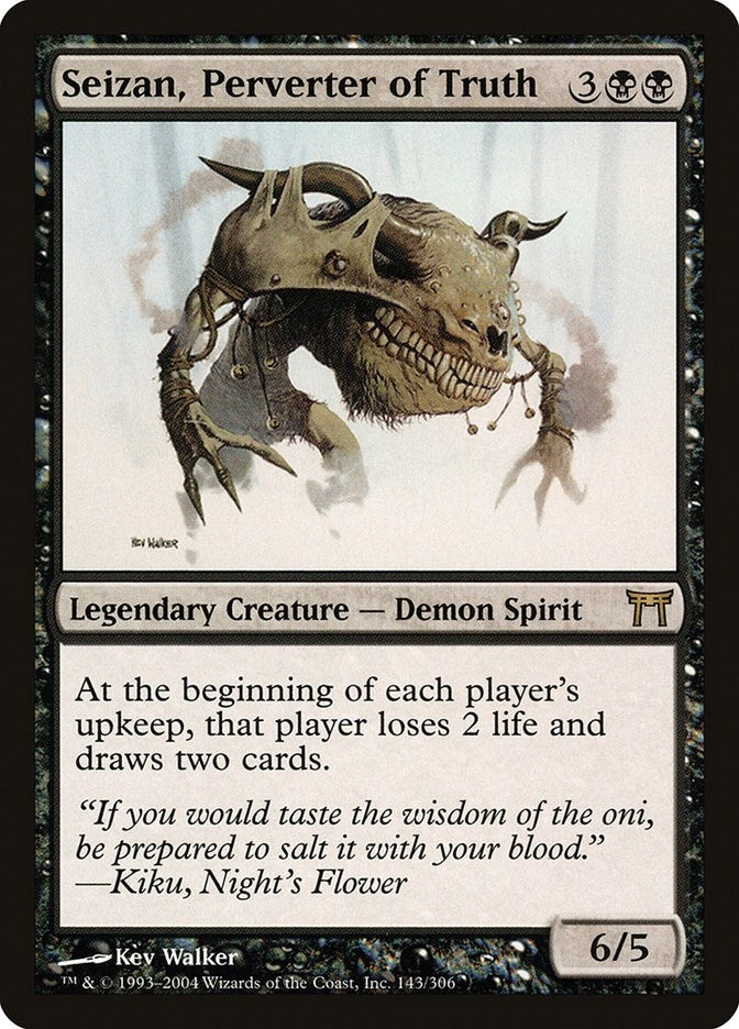 Image for Seizan, Perverter of Truth (Champions of Kamigawa) (143) - Magic: The Gathering