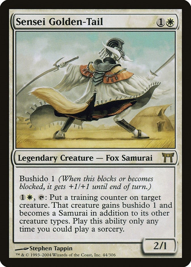 Image for Sensei Golden-Tail (Champions of Kamigawa) (44) - Magic: The Gathering