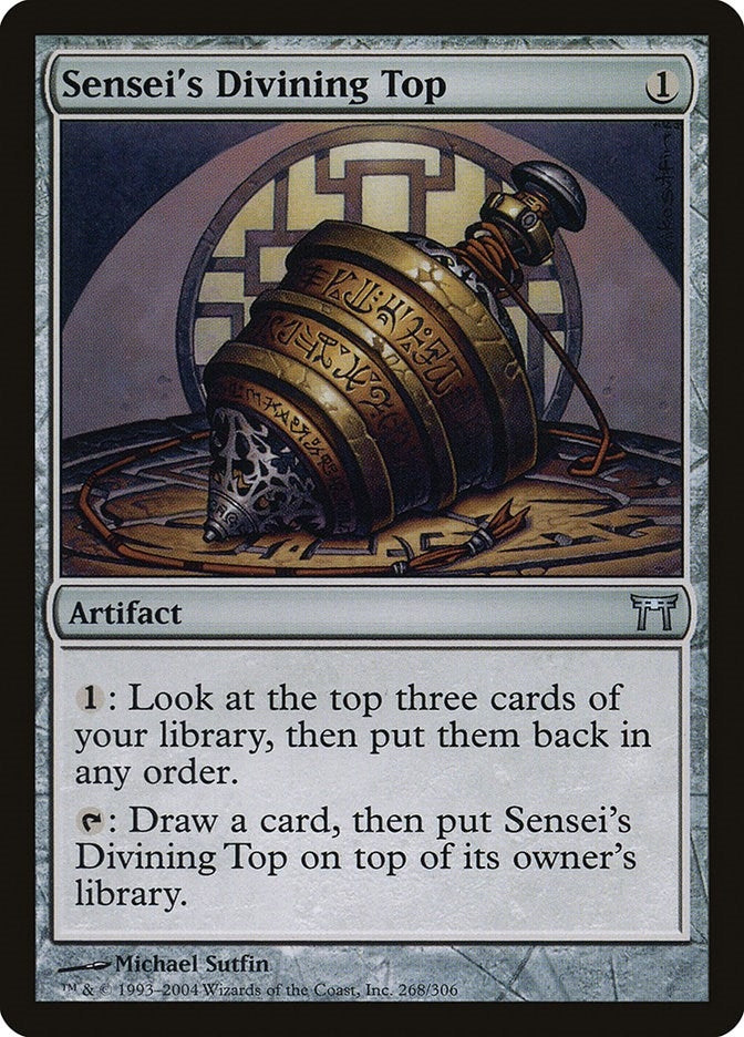 Image for Sensei's Divining Top (Champions of Kamigawa) (268) - Magic: The Gathering