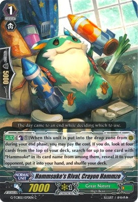 Image for Hammsuke's Rival, Crayon Hammzo (G-TCB02: The GENIUS STRATEGY) (G-TCB02/070EN) - Cardfight Vanguard