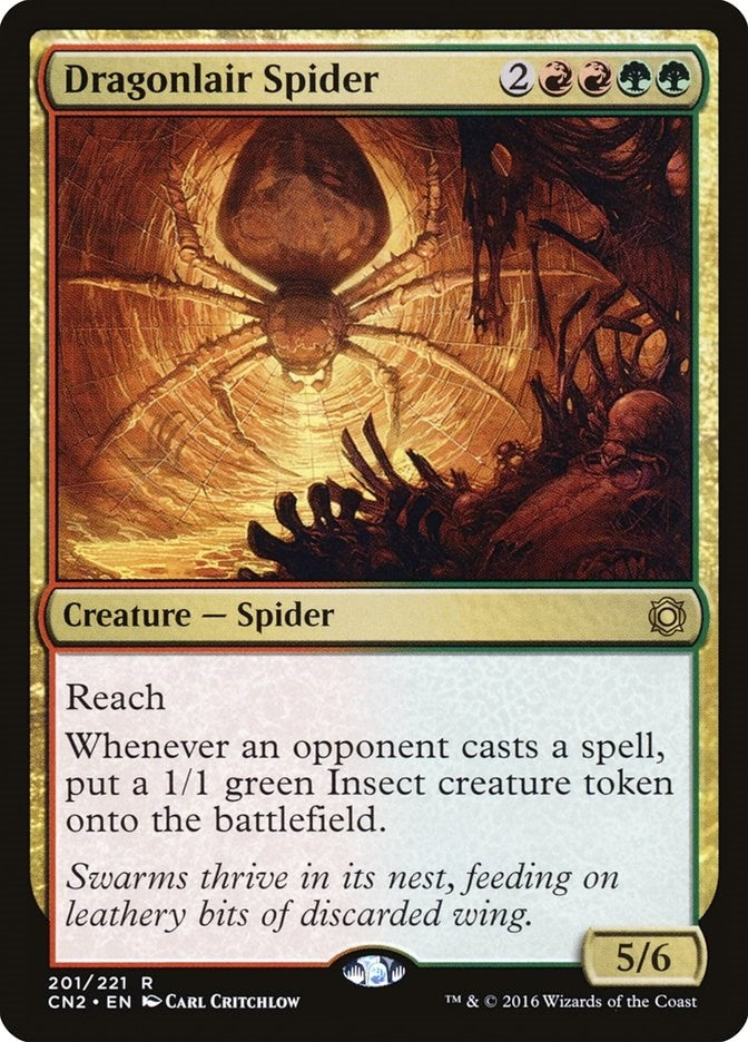 Image for Dragonlair Spider (Conspiracy: Take the Crown) (201) - Magic: The Gathering