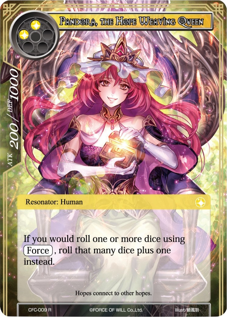 Image for Pandora, the Hope Weaving Queen (Curse of the Frozen Casket) (CFC-009) - Force of Will