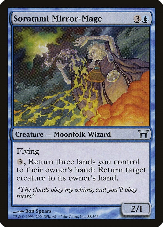Image for Soratami Mirror-Mage (Champions of Kamigawa) (88) - Magic: The Gathering