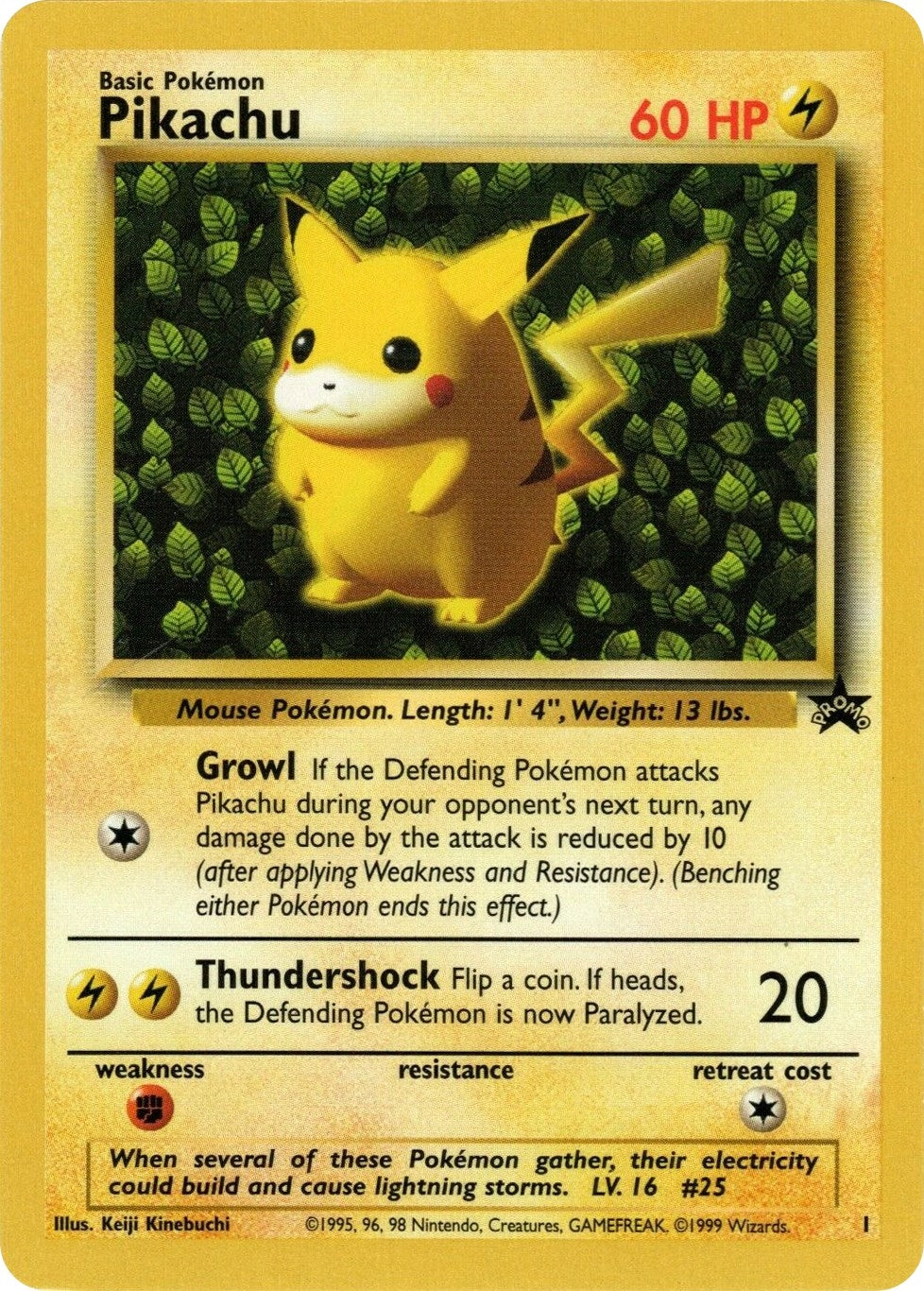 Image for Pikachu (1) (WoTC Promo) (01/53) - Pokemon