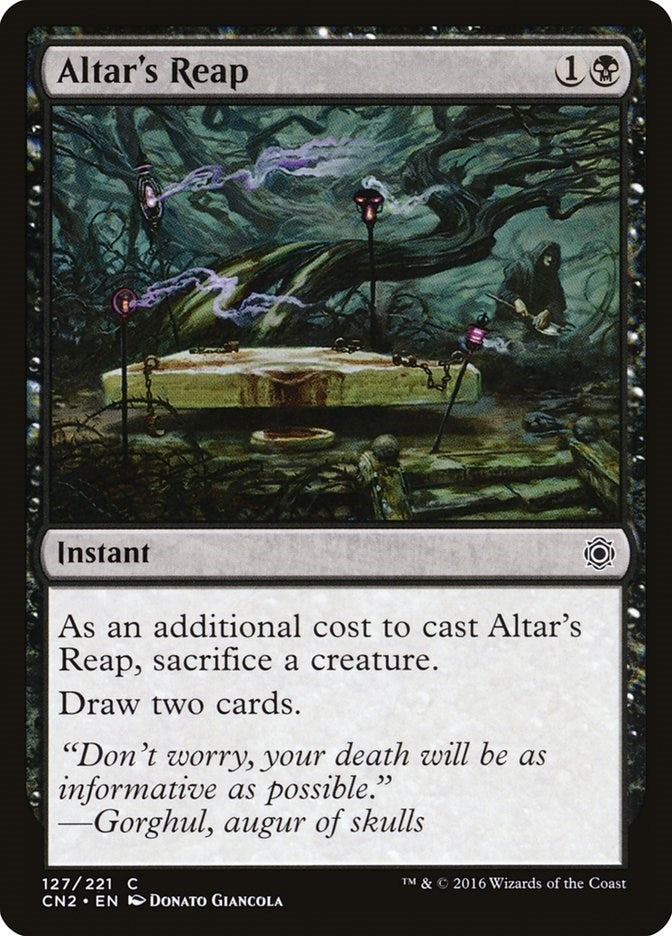 Image for Altar's Reap (Conspiracy: Take the Crown) (127) - Magic: The Gathering