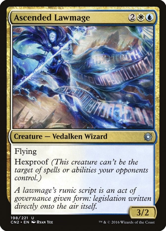 Image for Ascended Lawmage (Conspiracy: Take the Crown) (198) - Magic: The Gathering