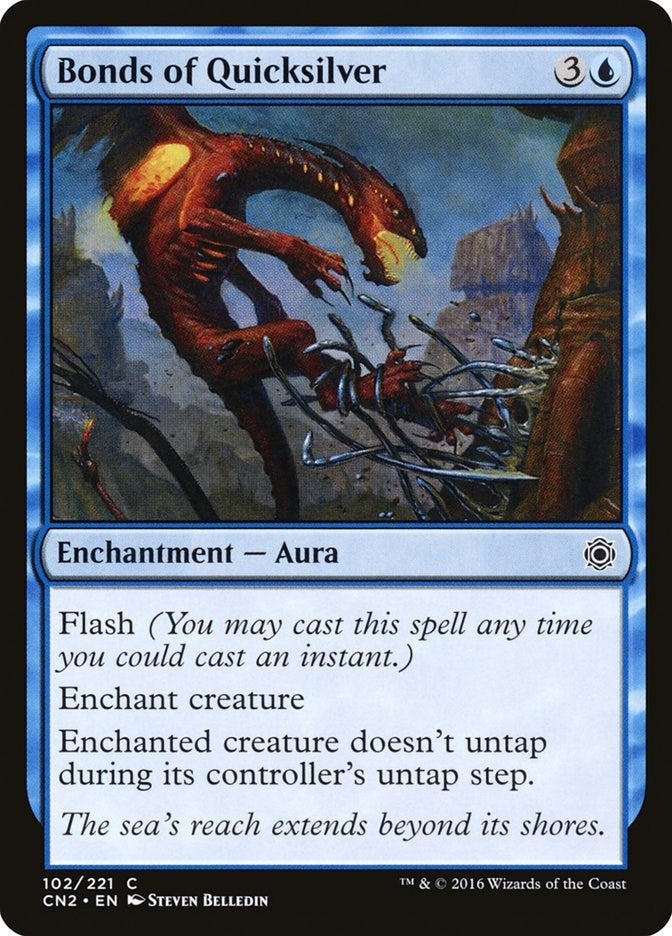Image for Bonds of Quicksilver (Conspiracy: Take the Crown) (102) - Magic: The Gathering
