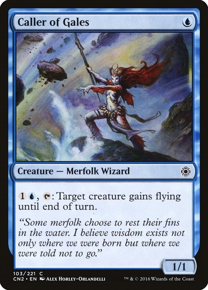 Image for Caller of Gales (Conspiracy: Take the Crown) (103) - Magic: The Gathering