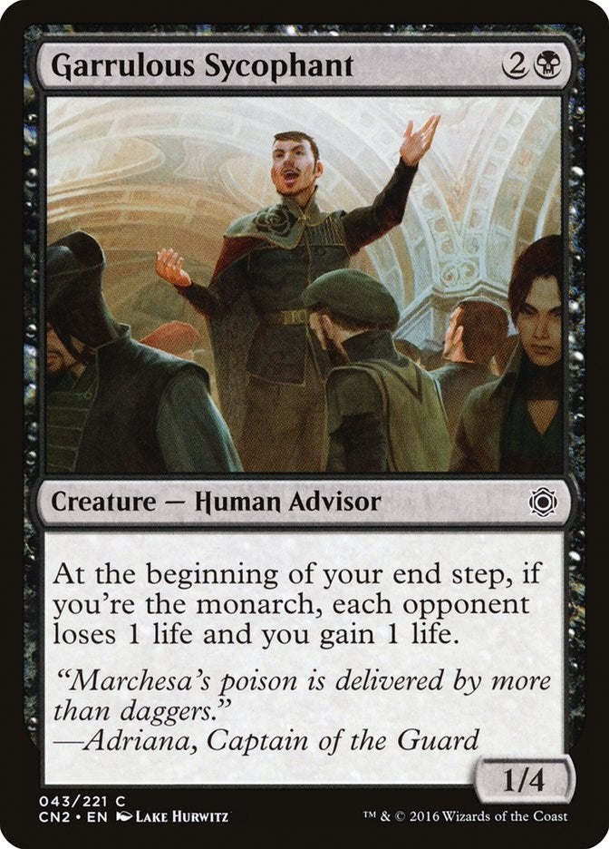 Image for Garrulous Sycophant (Conspiracy: Take the Crown) (43) - Magic: The Gathering