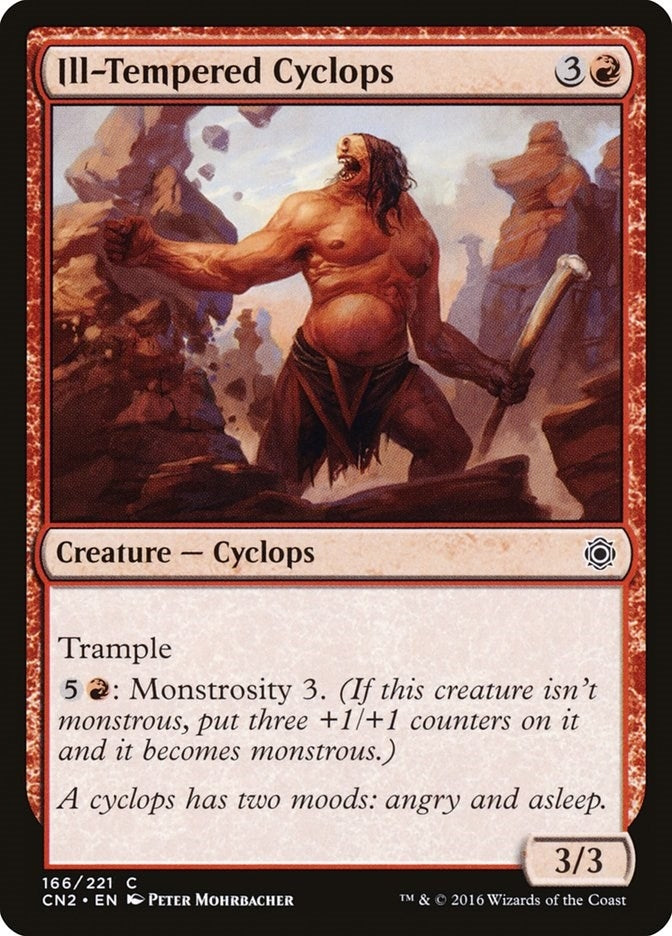 Image for Ill-Tempered Cyclops (Conspiracy: Take the Crown) (166) - Magic: The Gathering